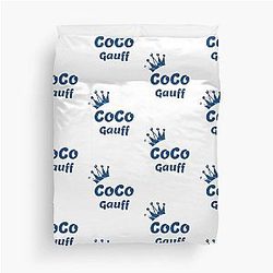 Coco Gauff, the Best Player Tennis Duvet Cover