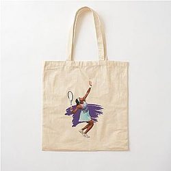 Coco Gauff Playing Cotton Tote Bag