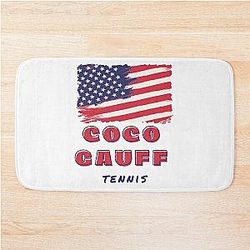 Coco Gauff Tennis Bath Mat