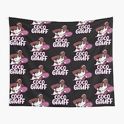 Coco Gauff tennis tapestry