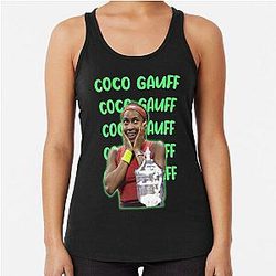 Coco Gauff Tennis Female Champion Racerback Tank Top
