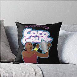 Coco Gauff US Open Title Throw Pillow
