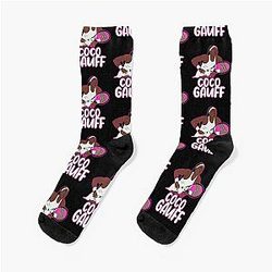 Coco Gauff Tennis Art Socks