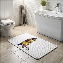 Coco Gauff - Patrick Mouratoglou Training Coco Gauff Bath Mats