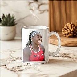 Coco Gauff - Power and Athleticism Focus Coco Gauff Mugs