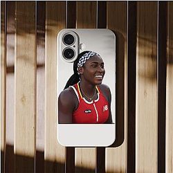 Coco Gauff - Power and Athleticism Focus Coco Gauff iPhone Cases