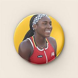 Coco Gauff - Power and Athleticism Focus Coco Gauff Pins