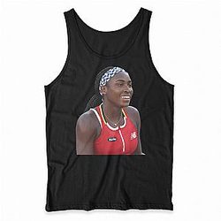 Coco Gauff - Power and Athleticism Focus Coco Gauff Tank Tops