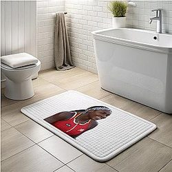 Coco Gauff - Power and Athleticism Focus Coco Gauff Bath Mats