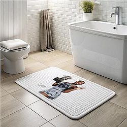 Coco Gauff LA 1401 - Youngest US Open champion since nineteen ninety nine Coco Gauff Bath Mats
