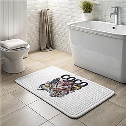 Coco Gauff LA 1401 - Former world number one in doubles ranking Coco Gauff Bath Mats