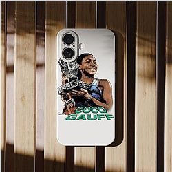 Coco Gauff LA 1401 - Major advocate for social justice and equality Coco Gauff iPhone Cases