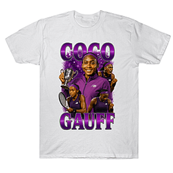 Texas Face DTNK0203 Coco Gauff T-Shirts