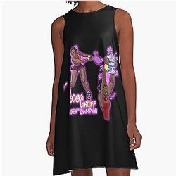 Coco Gauff US Open Champion Fan Art A-Line Dress