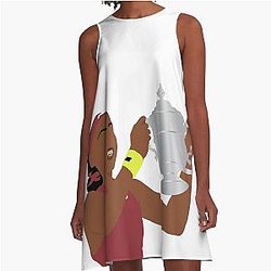 Coco Gauff US Open Title A-Line Dress