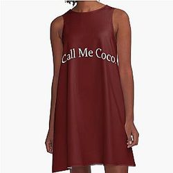 Call Me Coco Gauff A Line Dress