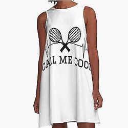 Call Me Coco Gauff A-Line Dress