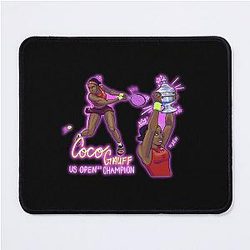 Coco Gauff US Champion Fanart Mouse Pad