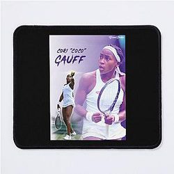 Cori Coco Gauff Tennis Mouse Pad
