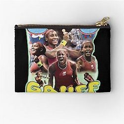 Coco Gauff 2023 US Open tennis champion Zipper Pouch