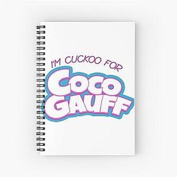 I'm Cuckoo for Coco Gauff Spiral Notebook