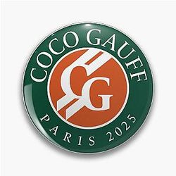 Coco Gauff Paris 2025 Pin