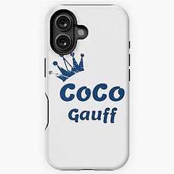 Coco Gauff the best tennis player iPhone Tough Case