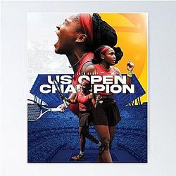 Coco Gauff US Open Champion Poster