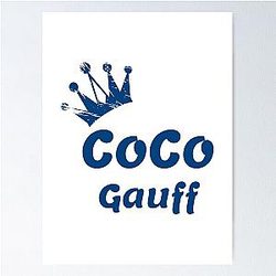 Coco Gauff Tennis Poster