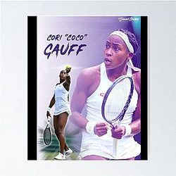Cori Gauff Tennis Poster