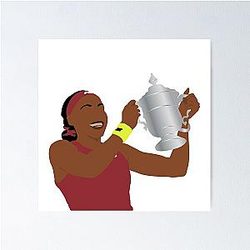 Coco Gauff US Open Title Poster