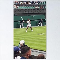 Coco Gauff at Wimbledon 2024 Poster