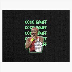 Coco Gauff Tennis Champion 2024 Jigsaw Puzzle