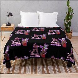 Coco Gauff US Champion Fanart Throw Blanket