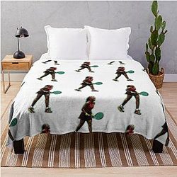 Coco Gauff Tennis Throw Blanket