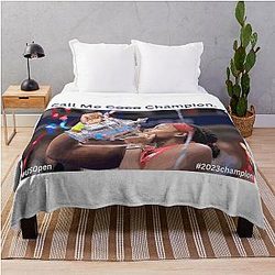 Coco Gauff Throw Blanket