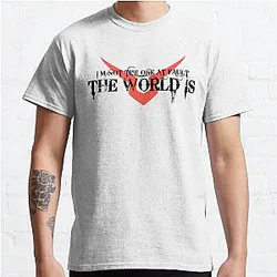 Code Geass T-Shirts - Code Geass - Lelouch quote Classic T-Shirt RB1710