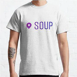 Code Geass T-Shirts - I'm at Soup -- Location Tag Classic T-Shirt RB1710