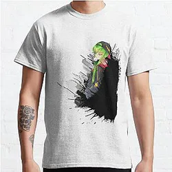 Code Geass T-Shirts - Anime Girl City Graffiti Classic T-Shirt RB1710
