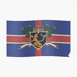 Code Geass Posters - The Holy Empire of Britannia Flag Poster RB1710