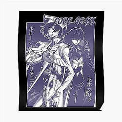 Code Geass Posters - Lelouch vi Britannia, Suzuki Kurugi - Code Geass Poster RB1710