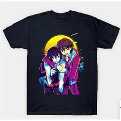 Code Geass - T-Shirts - Lelouch vi Britannia and Suzaku Kururugi
