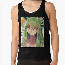 Code Geass Tank Tops - Code Geass C.C. Tank Top RB1710