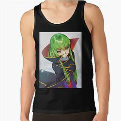 Code Geass Tank Tops - Code Geass C.C. Tank Top RB1710