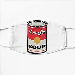 Code Geass Face Masks - I'm At Soup - Andy Warhol Style Soup Flat Mask RB1710