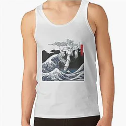 Code Geass Tank Tops - Mecha Wave Tank Top RB1710