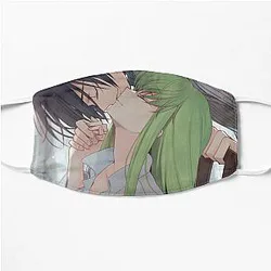 Code Geass Face Masks - Code Geass C.C. Lelouch Flat Mask RB1710