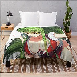 Code Geass Blanket - Code Geass C.C. Throw Blanket RB1710