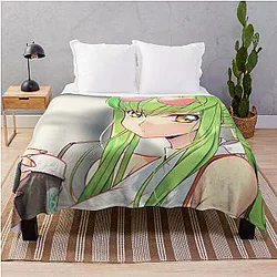Code Geass Blanket - Code Geass C.C. Throw Blanket RB1710