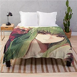 Code Geass Blanket - Code Geass C.C. Throw Blanket RB1710